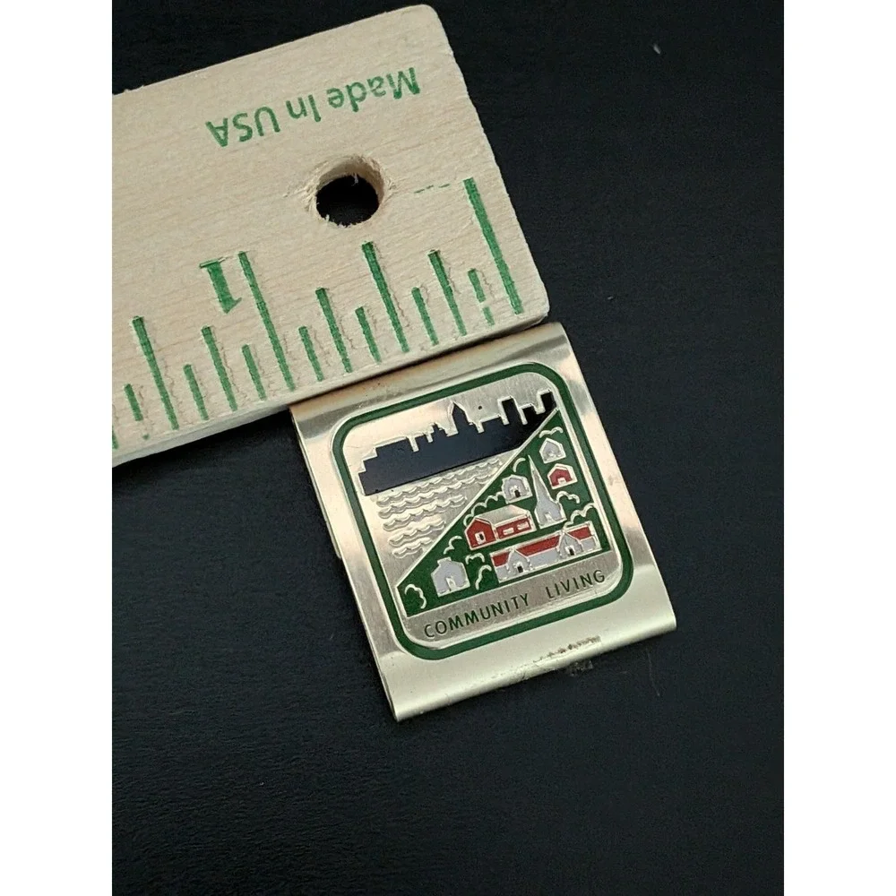 Vintage‎ Boy Scout Belt Loop Community Living Award Metal Medal